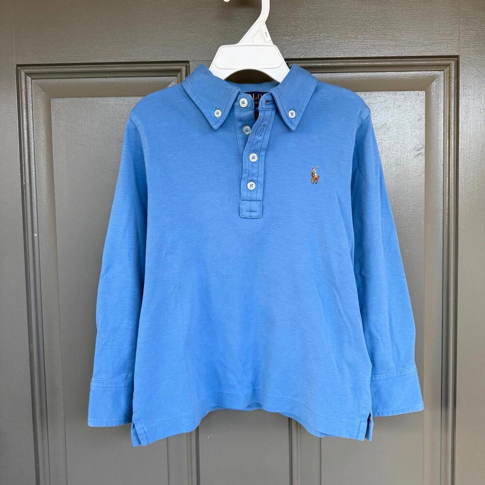 Polo Ralph Lauren Long-Sleeve Polo Shirt‎ 3/3T